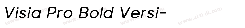 Visia Pro Bold Versi字体转换 Visia Pro Bold Versi字体转换